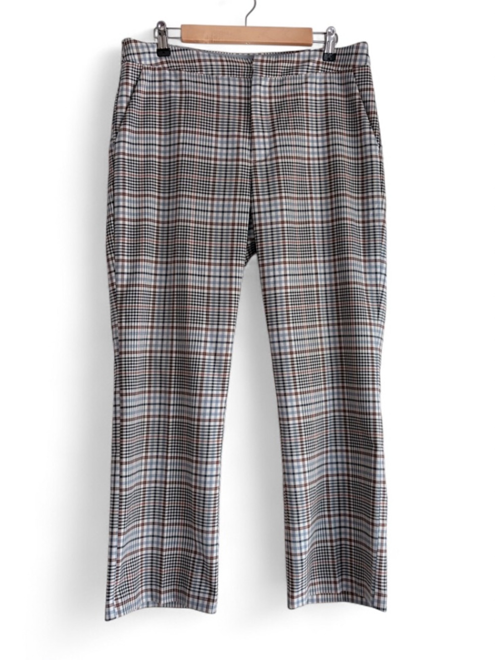 Part Two Copenhagen Misha PA Plaid Straight Leg Pants Size 40